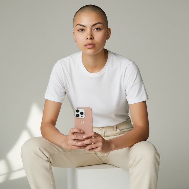 כיסוי עור קלאסי מגסייף| ורוד