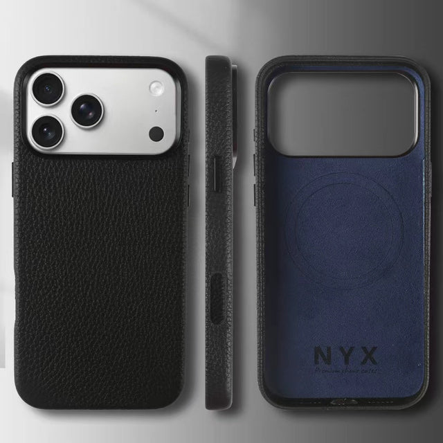 כיסוי עור קלאסי מגסייף| שחור