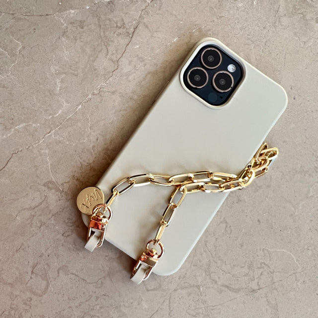 NYX POP Ivory Case MAGSAFE + צמיד זהב