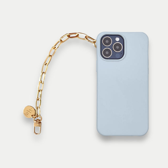 NYX POP Sky Blue Case MAGSAFE + צמיד זהב