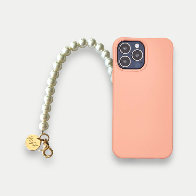 NYX POP Peach Case + צמיד פנינים לטלפון