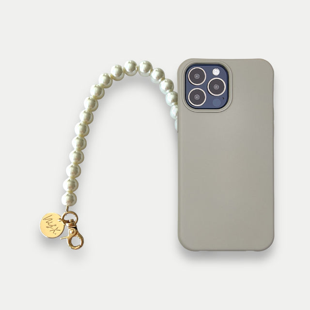 NYX POP Gray Case + צמיד פנינים לטלפון