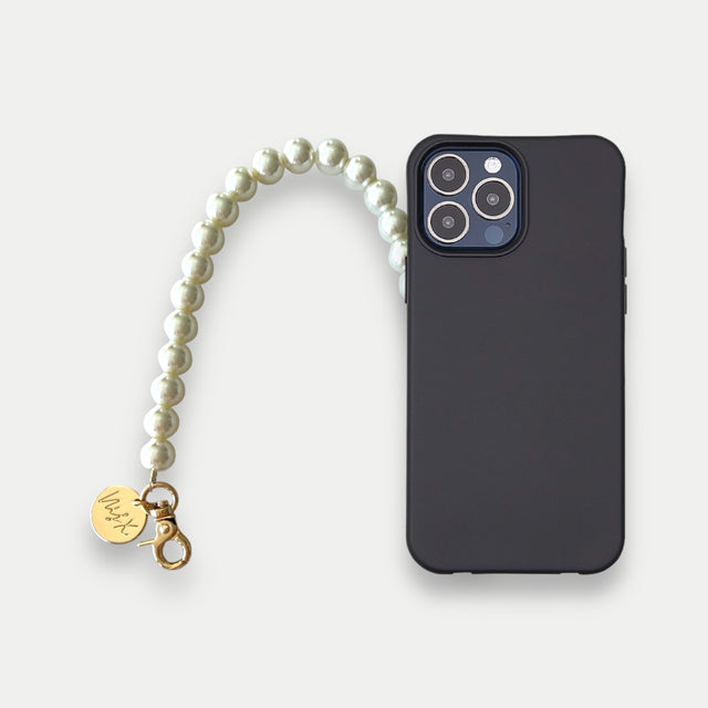 NYX POP Black Case + צמיד פנינים לטלפון