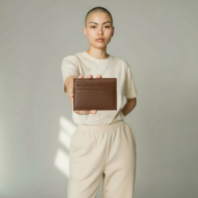 ארנק כרטיסים | חום