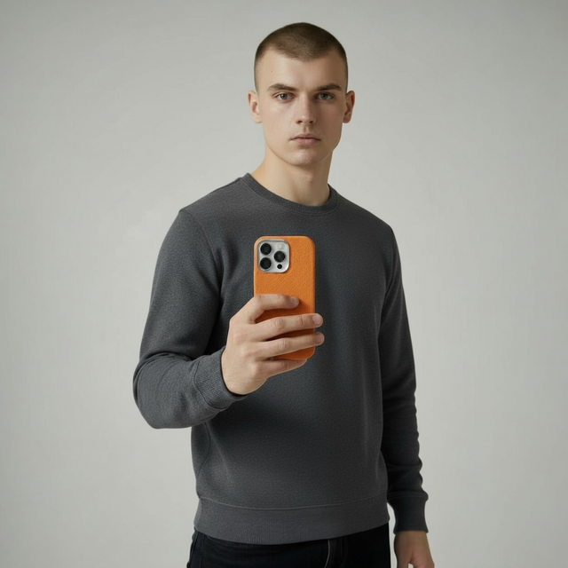 כיסוי עור קלאסי מגסייף| כתום