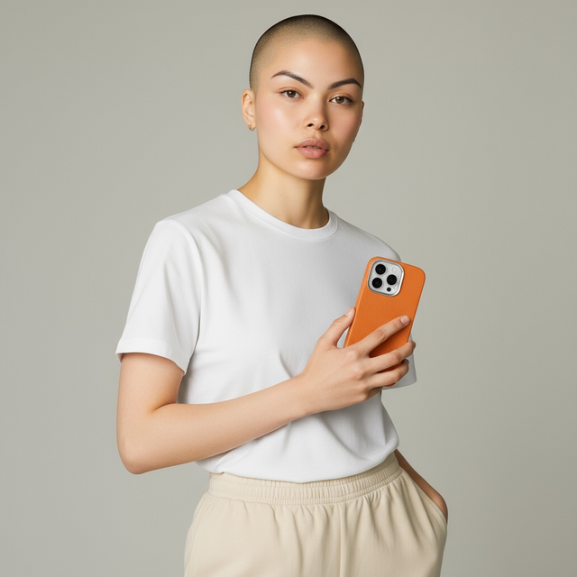 כיסוי עור קלאסי מגסייף| כתום