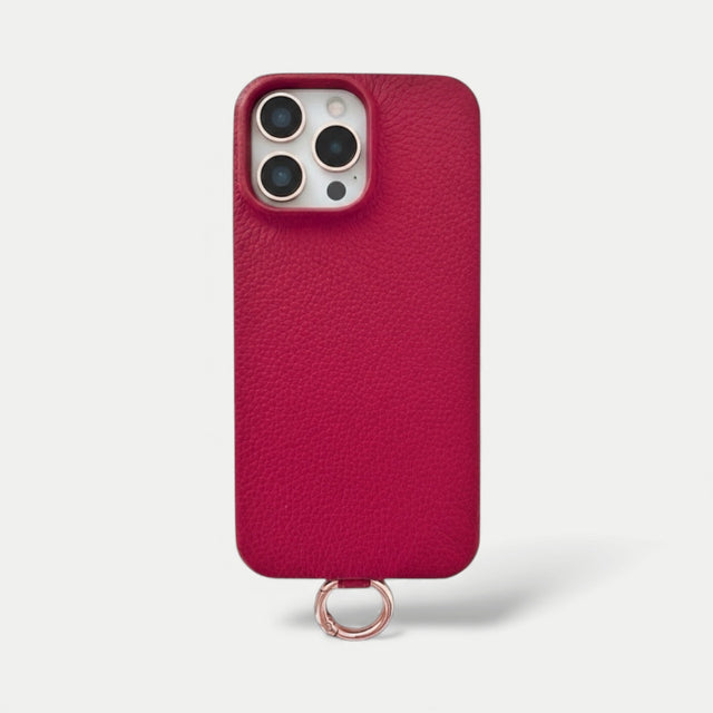 כיסוי עור מגסייף לטלפון בורדו