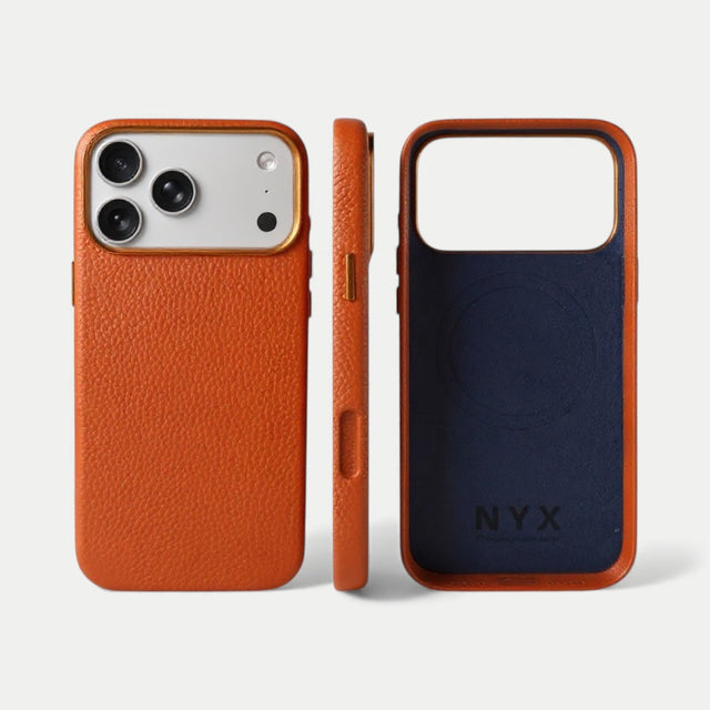 כיסוי עור קלאסי מגסייף| כתום