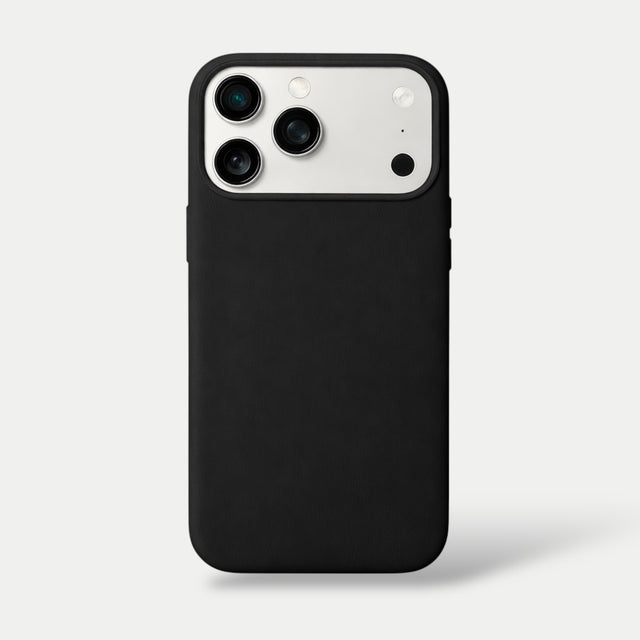 כיסוי לטלפון עם טבעות | שחור