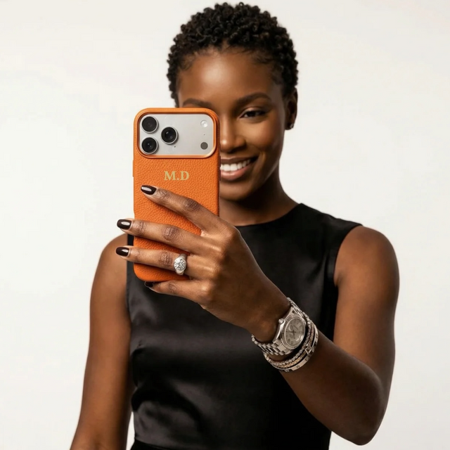 כיסוי עור קלאסי מגסייף| כתום