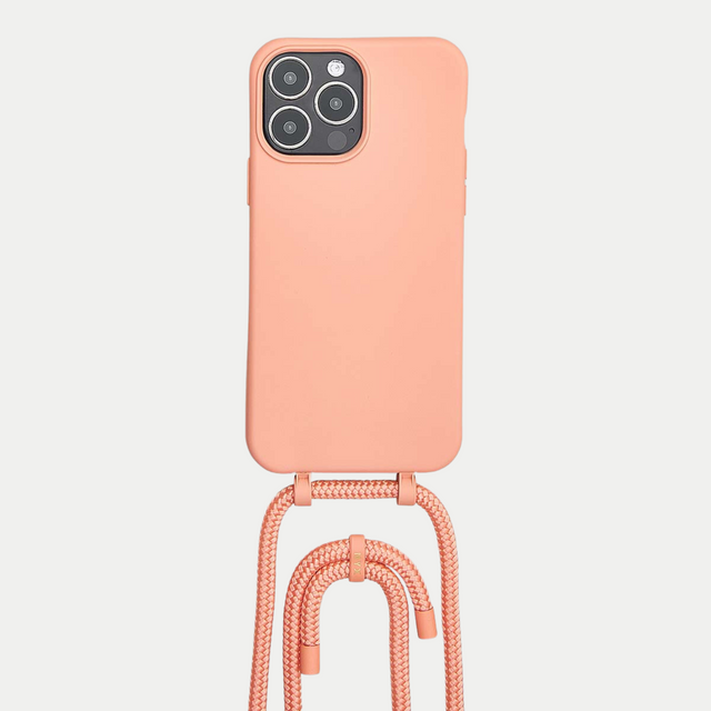 Peach| כיסוי סיליקון ורצועה