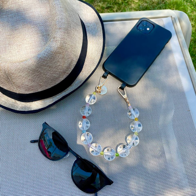 כיסוי לטלפון עם טבעות | שחור