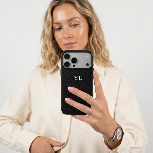 כיסוי עור קלאסי מגסייף| שחור