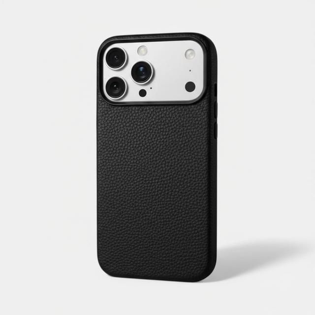 כיסוי עור קלאסי מגסייף| שחור