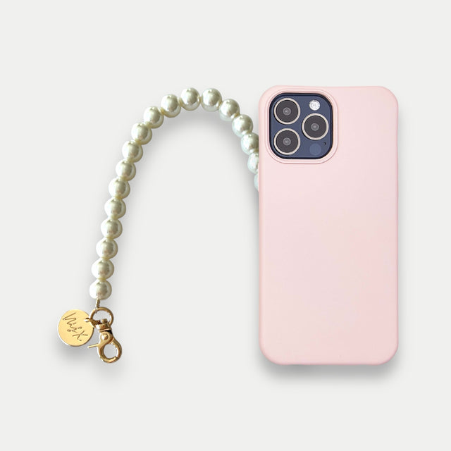 NYX POP  Blush Pink Case +צמיד פנינים לטלפון