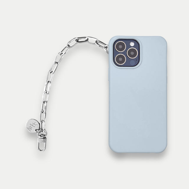 NYX POP Sky Blue Case MAGSAFE + צמיד Silver
