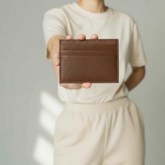 ארנק כרטיסים | חום