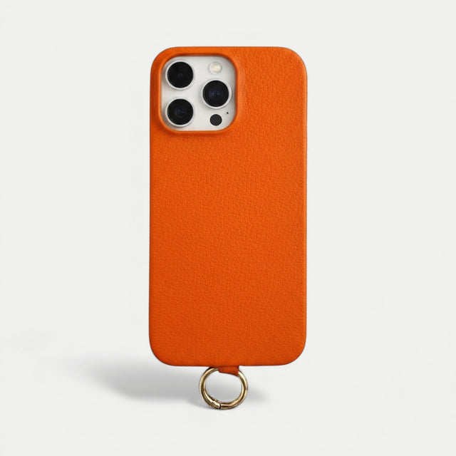 כיסוי עור מגסייף לטלפון כתום