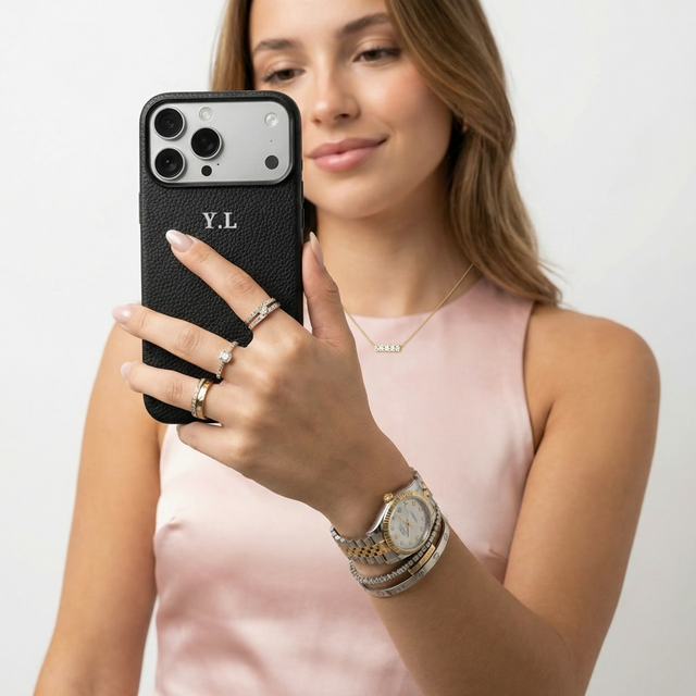 כיסוי עור קלאסי מגסייף| שחור